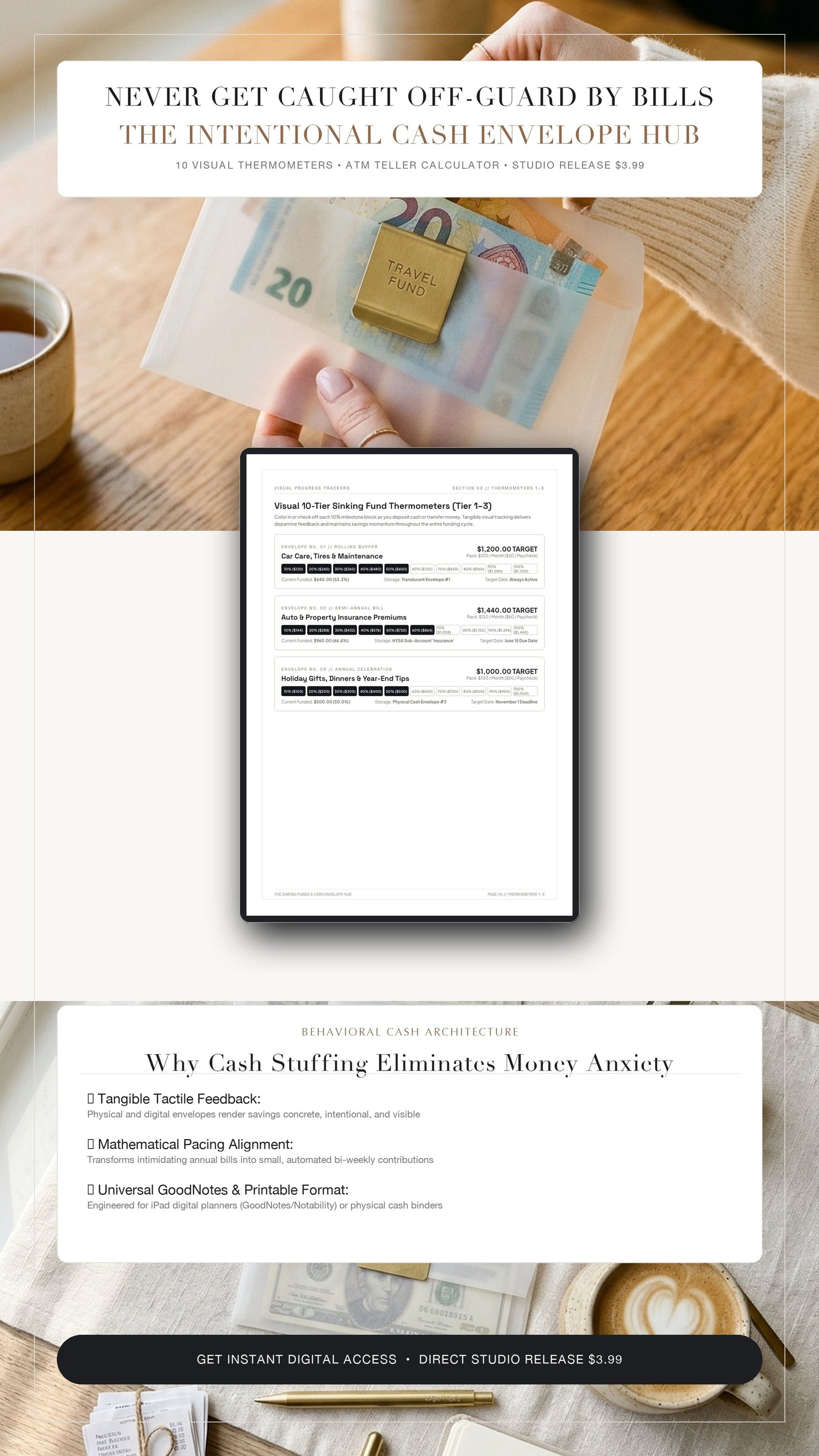 The Sinking Funds & Cash Envelope Hub [Intentional Wealth OS]